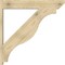 Ekena Millwork Funston Slat Rough Sawn Outlooker, Douglas Fir, 8"W x 46"D x 46"H OUT08X46X46FST06RDF - alternate 3
